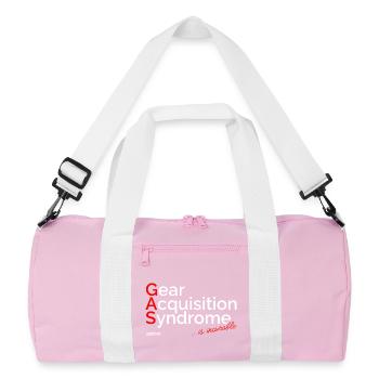 Gear Acquisition Syndrome - Recycled Duffel Bag - pink/white - Front