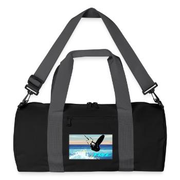 Kitesurf - Recycled Duffel Bag - black/graphite grey - Front