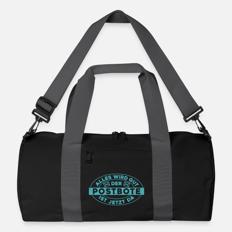 Postman EVERYTHING IS OUT THE POSTMAN IS HERE NOW Recycled Duffel Bag