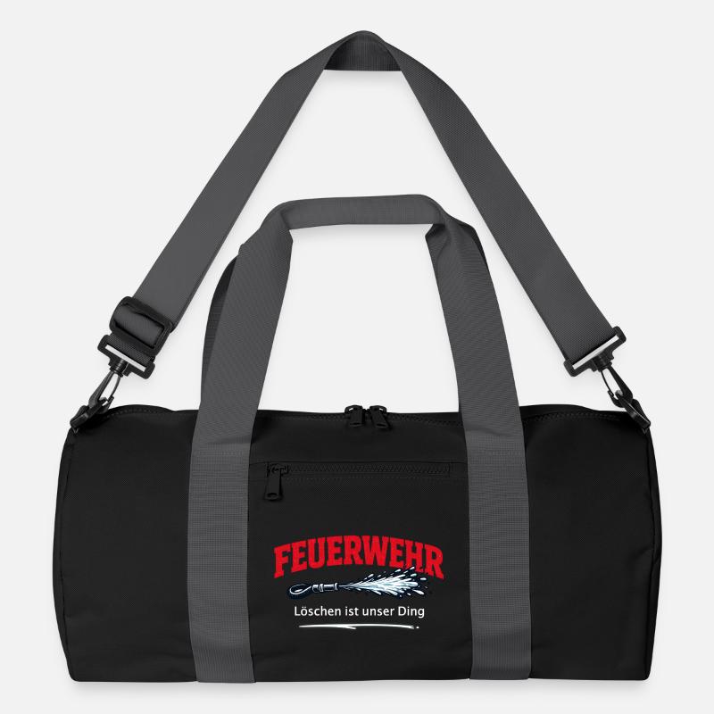Feuerwehr Spruch Löschen ist Unser Ding Recycelte Duffel Bag