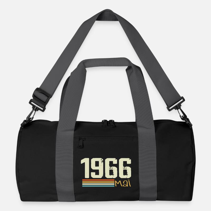 May 1966 - Recycled Duffel Bag - black/graphite grey