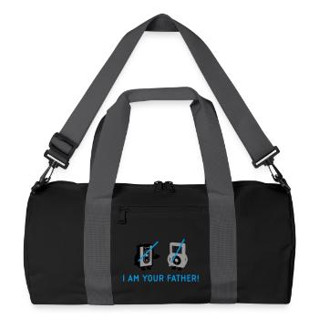 darth vader vs pod - Sac de sport recyclé - noir/gris graphite - Devant