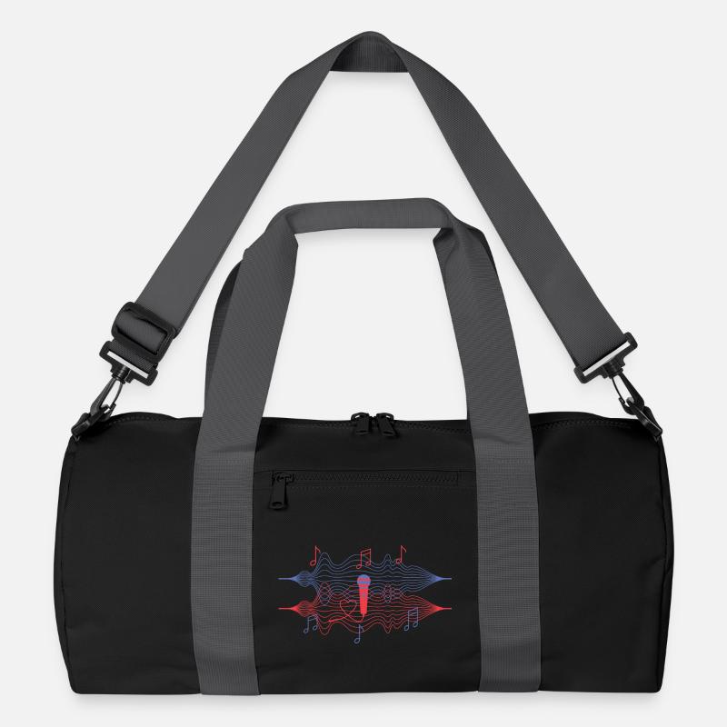 Ich liebe Musik Recycelte Duffel Bag