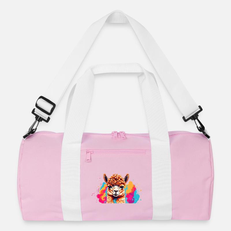 Lama Farbexplosion Recycelte Duffel Bag