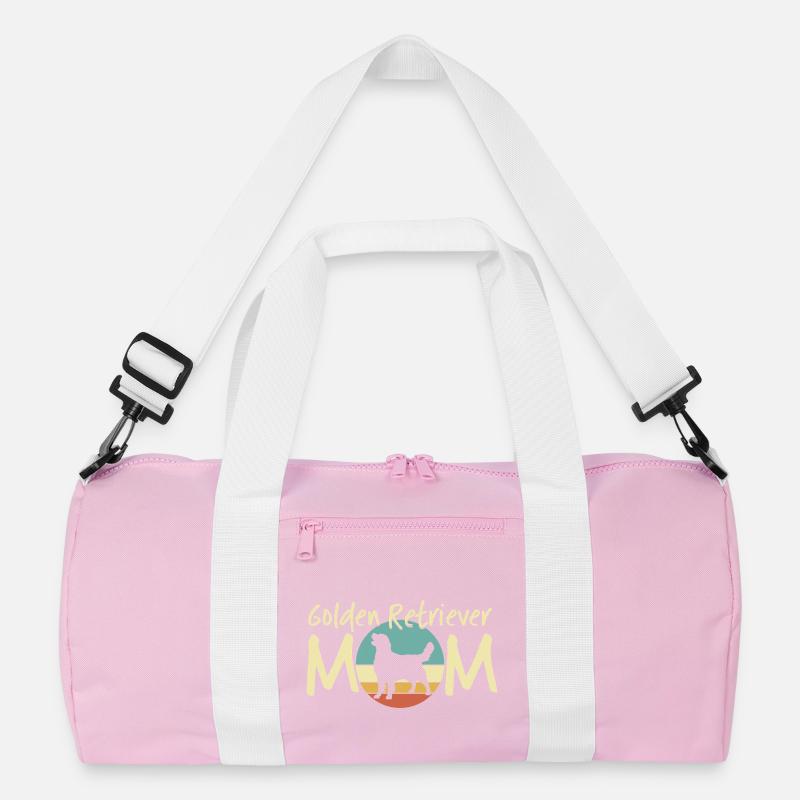 Golden Retriever Mutter Illustration Recycelte Duffel Bag
