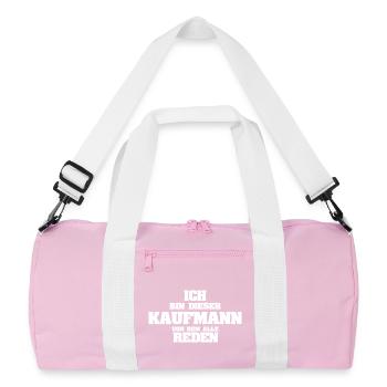 Businessman as a profession - Recycled Duffel Bag - pink/white - Front