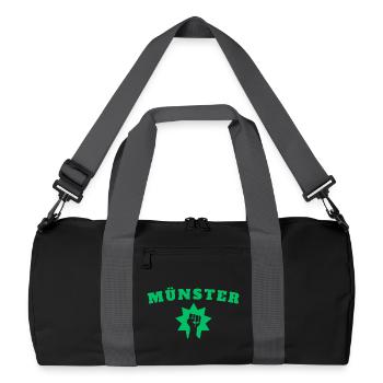 Ministre - Sac de sport recyclé - noir/gris graphite - Devant