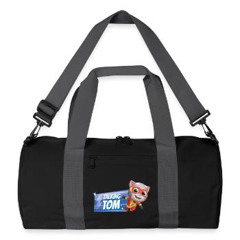 Talking Tom & Friends X Miraculous Superhéros Tom - Sac de sport recyclé - noir/gris graphite - Devant