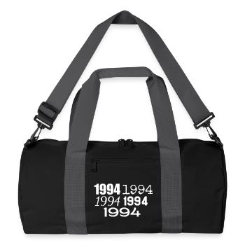 1994 - Recycelte Duffel Bag - Schwarz/Graphitgrau - Vorne
