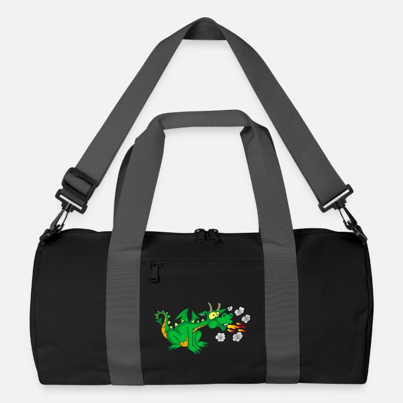 The friendly dragon Recycled Duffel Bag
