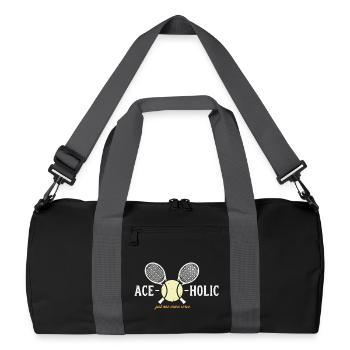 Sweat à capuche, t-shirt et sac Tennis Ace-o-holic Fun - Sac de sport recyclé - noir/gris graphite - Devant