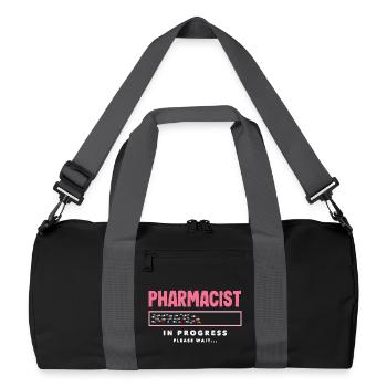 Pharmacist In Training Pharmacy Technology Student - Recycled Duffel Bag - black/graphite grey - Front