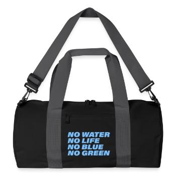 Water - Recycled Duffel Bag - black/graphite grey - Front