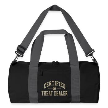 Certified Treat Dealer - Recycled Duffel Bag - black/graphite grey - Front