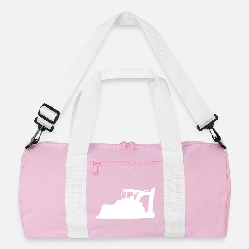 Baggerfahrer und Baugeräteführer Silhouette – Recycelte Duffel Bag