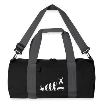 Développement de sauts de trampoline - Sac de sport recyclé - noir/gris graphite - Devant