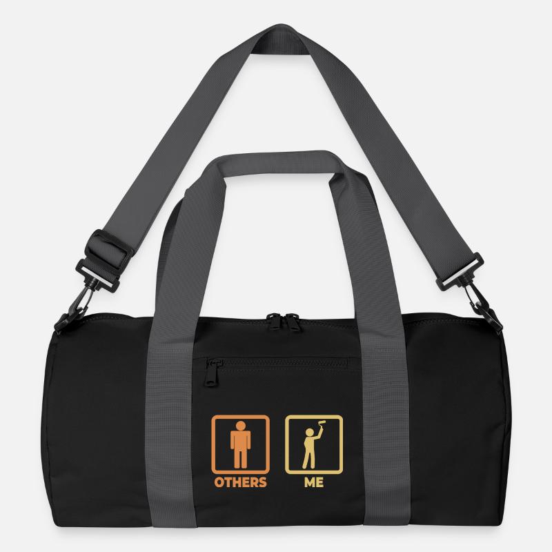 Maler Strichmännchen Recycelte Duffel Bag