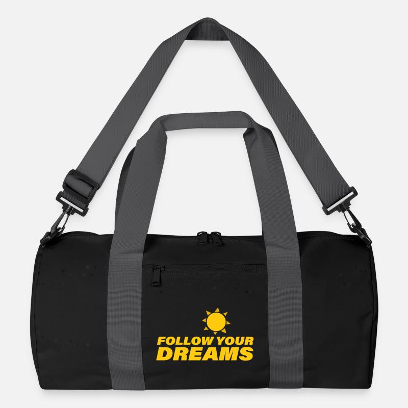 FOLLOW YOUR DREAMS Recycelte Duffel Bag