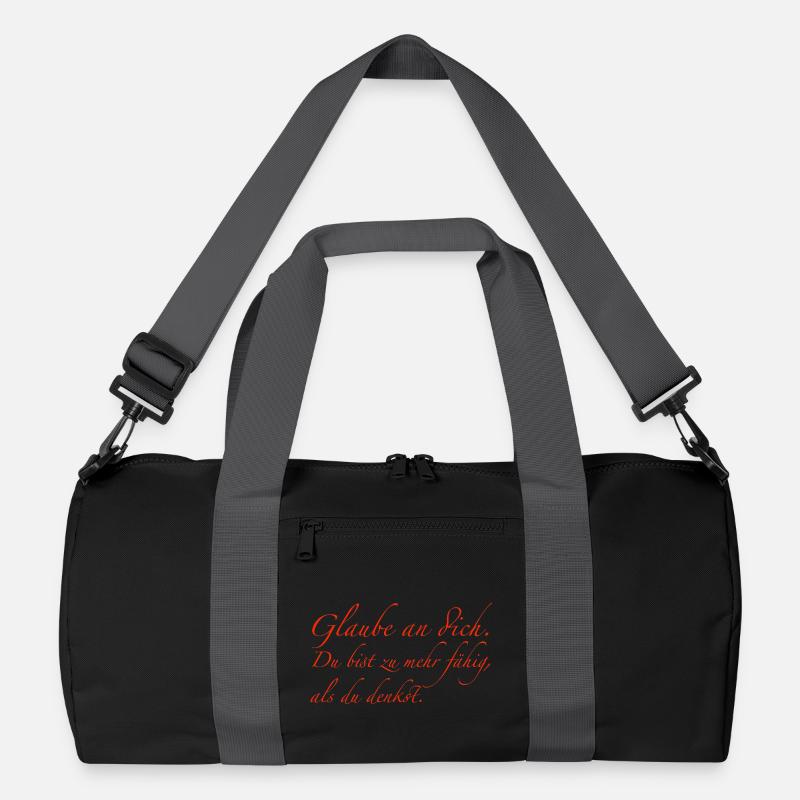 Glaube an dich Recycelte Duffel Bag