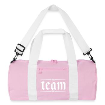 Équipe - Sac de sport recyclé - rose/blanc - Devant