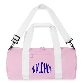 Waldhof - Sac de sport recyclé - rose/blanc - Devant