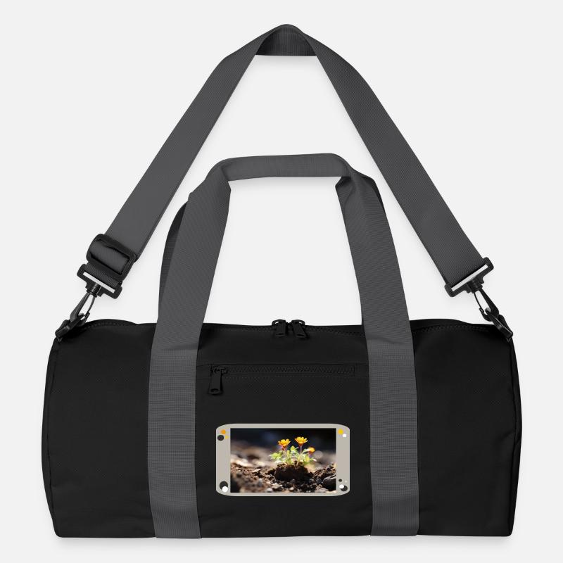 Blume im Sonnenlicht Recycelte Duffel Bag