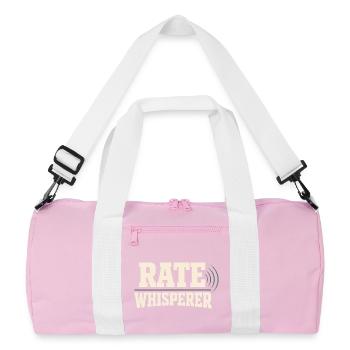 Courtiers en prêts hypothécaires, agents de prêt, - Sac de sport recyclé - rose/blanc - Devant