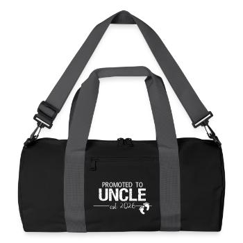 New Uncle 2026 Promotion Gift Shirt - Recycled Duffel Bag - black/graphite grey - Front