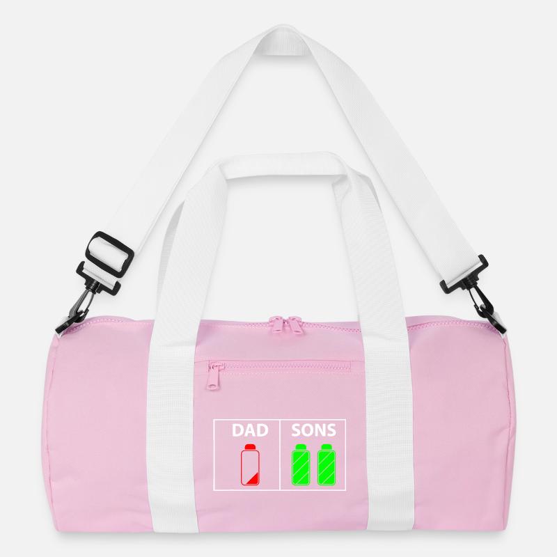 Dad vs Sons Neon Bottles Recycled Duffel Bag