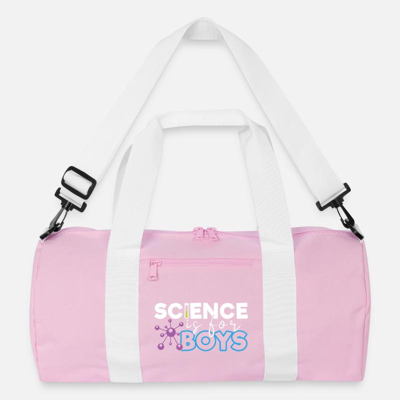 Science is for Boys Recycled Duffel Bag