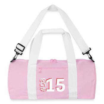 DB15 - Recycled Duffel Bag - pink/white - Front