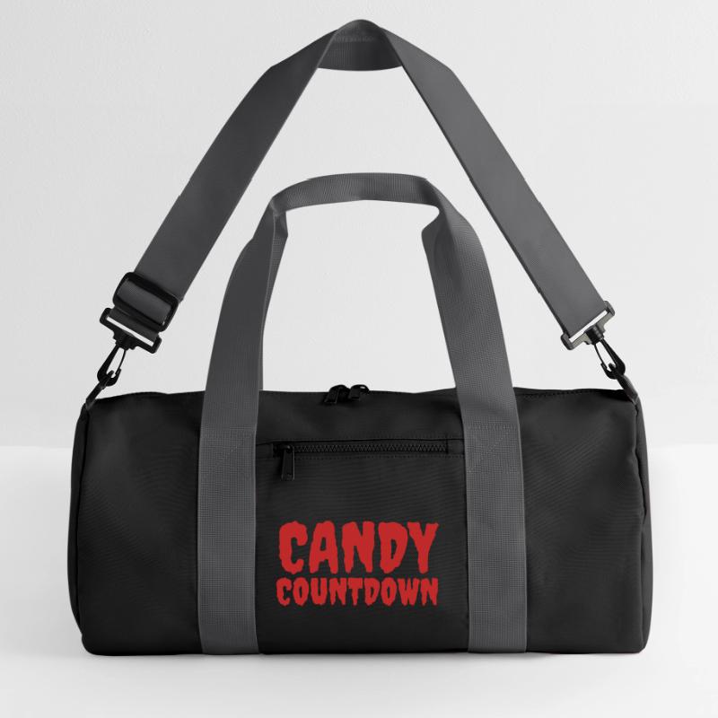Vivid Candy Countdown Titeldesign Recycelte Duffel Bag