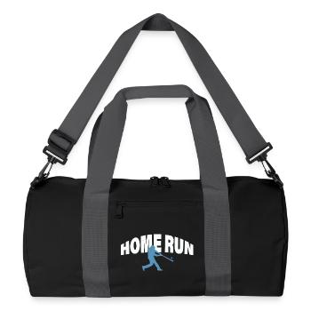 HOME RUN - Recycled Duffel Bag - black/graphite grey - Front