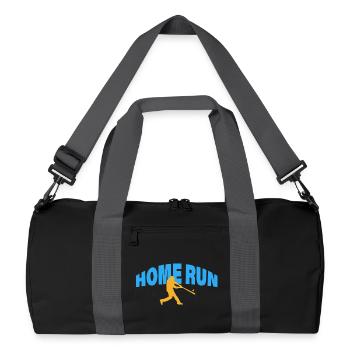 HOME RUN - Recycled Duffel Bag - black/graphite grey - Front