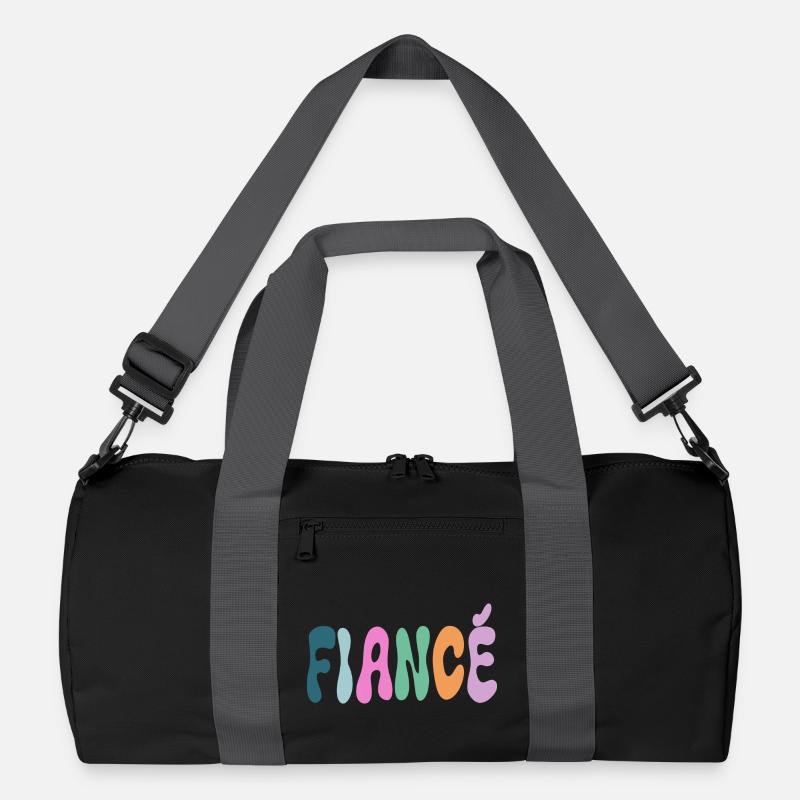 Bräutigam - Recycelte Duffel Bag - Schwarz/Graphitgrau