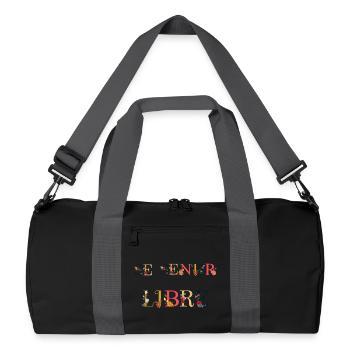 Se Sentir Libre - Sac de sport recyclé - noir/gris graphite - Devant