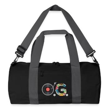 O.G. Original Gangsta Old School Hip Hop Icône - Sac de sport recyclé - noir/gris graphite - Devant