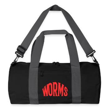 Vers - Sac de sport recyclé - noir/gris graphite - Devant