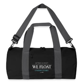 Night boating with - Recycled Duffel Bag - black/graphite grey - Front