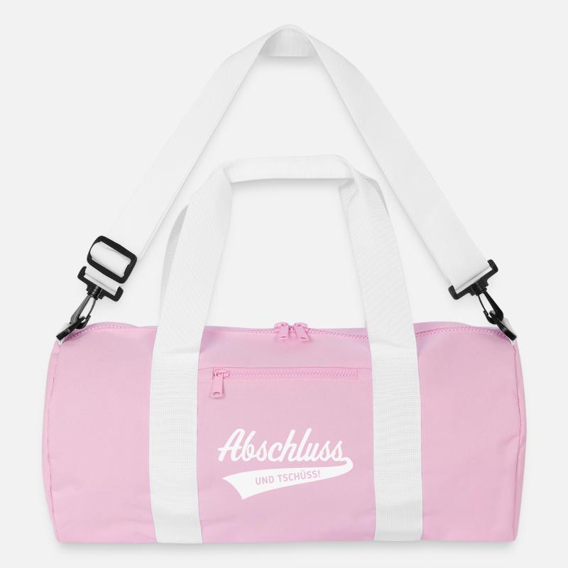 Abschluss – Und Tschüss! (Schulabschluss / White) Recycelte Duffel Bag