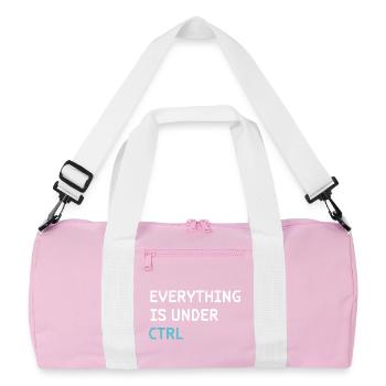 Funny Programming - Programmer Software Engineer - Recycled Duffel Bag - pink/white - Front