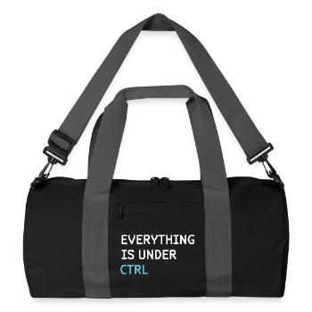 Programmation drôle - Programmeur Ingénieur logiciel - Sac de sport recyclé - noir/gris graphite - Devant