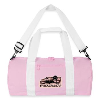 Spektakulär - Recycelte Duffel Bag - Rosa/Weiß - Vorne