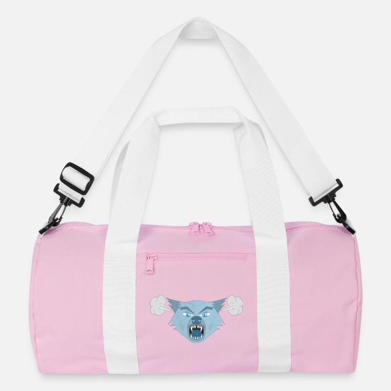 Wütender Wolf Recycelte Duffel Bag