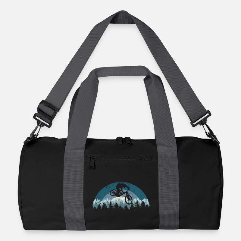 Forest Night MTB Jump Recycled Duffel Bag