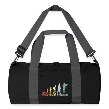 Evolution of A Violinist - Recycled Duffel Bag - black/graphite grey - Front