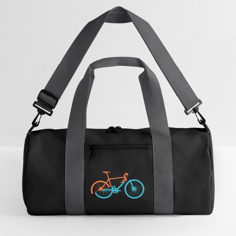Dynamic bicycle design Recycled Duffel Bag