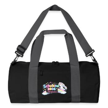 Don d’inscription à l’école magique 2026 pour les écoliers - Sac de sport recyclé - noir/gris graphite - Devant
