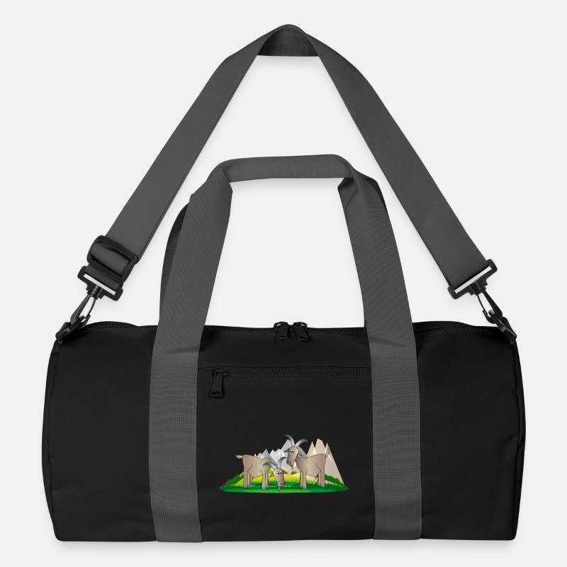 mountain goats - Recycled Duffel Bag - black/graphite grey