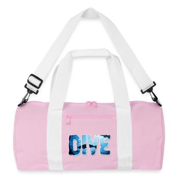 Diving Divers - Recycled Duffel Bag - pink/white - Front